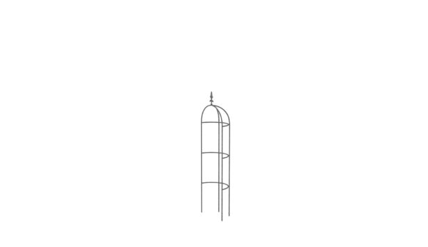 2387 Obelisk ogrodowy 1/2 „120”
